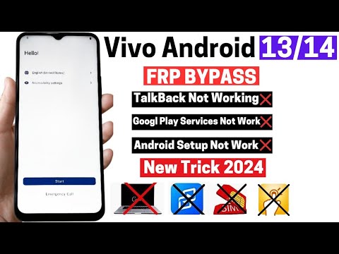 All Vivo ANDROID 13-14  FRP Bypass 2024 Without PC Settings Not Open (Reset Not Work) New Trick 2025