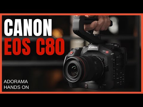 Canon EOS C80 Cinema Camera | 6K Full Frame with Triple Base ISO & 12G SDI