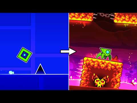 All Main Levels Into ONE GIANT LEVEL! (Stereo Madness - Dash)