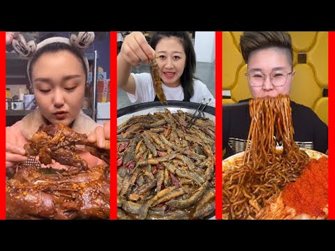 면 먹방중국 먹방 中國モッパン 声控咀嚼音中國吃播 | MUKBANG SPICY NOODLE MUKBANG COMPILATION CHINESE FOOD  | Ep76