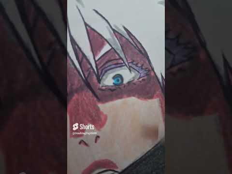 Colouring Gojo Part 2 🔥 Rate 1 To 10 #animeart07 #animedrawing #art #animeart #anime #animestyle