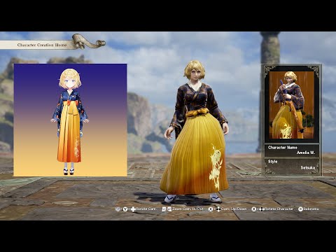 SoulCalibur 6; Watson Amelia (Kimono), Hololive custom character video guide by Zeno XC