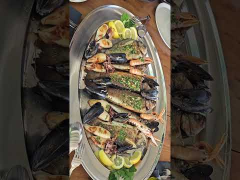 Very tasty mixed seafood plate, Dalmacija - Restaurant, Starigrad Paklenica, Croatia