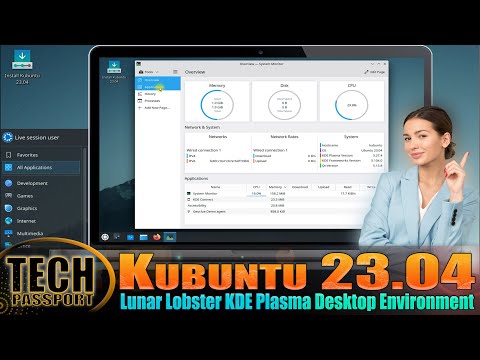 Kubuntu 23.04 Lunar Lobster KDE Plasma desktop | Installation & First Look | Beautiful Linux Distro