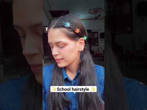 Easy & Quick Hairstyle hack | Back to school hairstyle #shorts #ytshorts #youtubeshorts #hairstyle