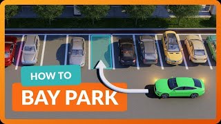 Easy Forward Bay Parking (Step-By-Step) - Driving Tips