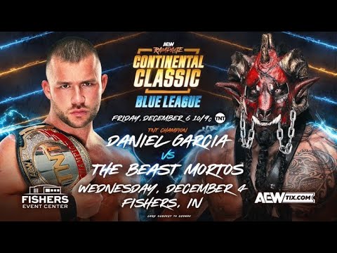 AEW Rampage  Daniel Garcia vs Beast Mortos Continental Classic (SIM)