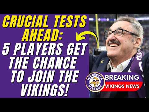 🤯💥 UPCOMING SIGNING! 5 PLAYERS FIGHT FOR ONE SPOT! FIERCE COMPETITION! MINNESOTA VIKINGS NEWS TODAY