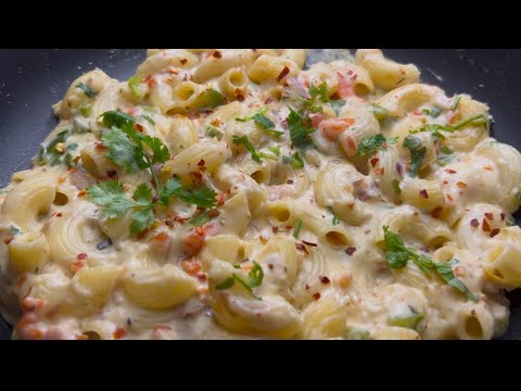 Cheese & Creamy White Sauce Pasta | Easy and Simple Paste for Bachelors