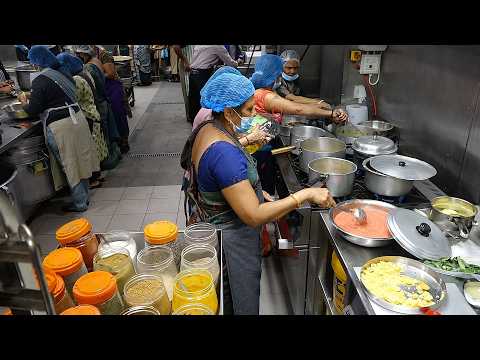 100's of Indian Prasad Dishes Prepared | at 3:00am for Annakut at Swaminaryan Temple Willesden