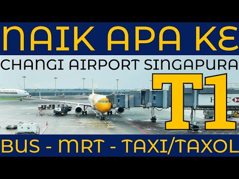 Panduan Naik MRT Bus Taksi Online ke Terminal 1 Changi Singapura & Arah ke Staff Canteen