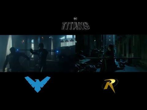 Titan's Nightwing And Robin Fight Scene Comparison