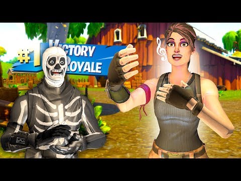 I couldn't believe my sister could sing UNTIL NOW!! - Fortnite battle royale! [Mid-game]