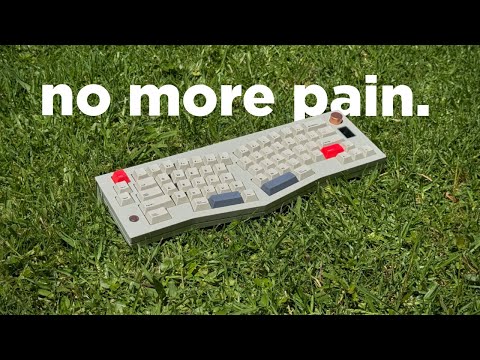 this keyboard will SAVE your wrist!!!||Cidoo V68 VIA