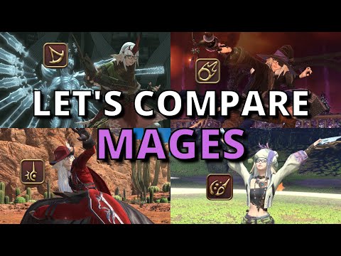 How do the Mage Jobs compare to Each Other?! FFXIV Dawntrail