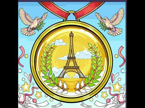 Paris Olympics 2024 : Coloring on iPad | ระบายสีแบบ 4K