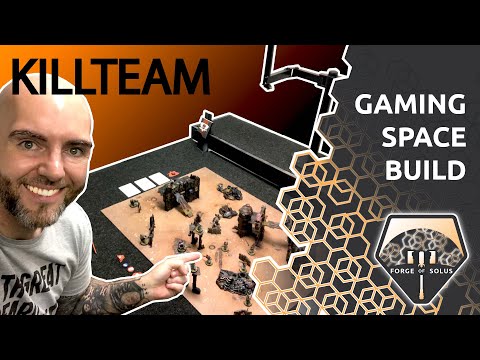 I built a KillTeam gaming table | Warhammer Miniature Painting Wargaming