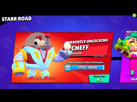 FINALLY !!! 😍 New Brawler - CHEFF ✓ Brawl Stars