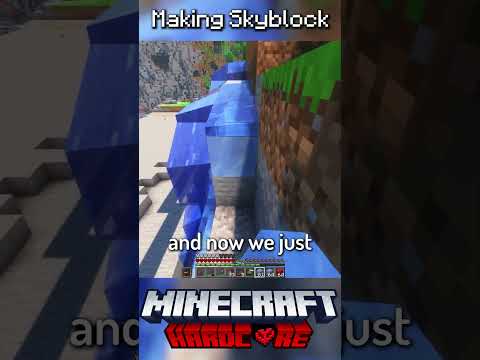 I Made Skyblock in Minecraft Hardcore #9