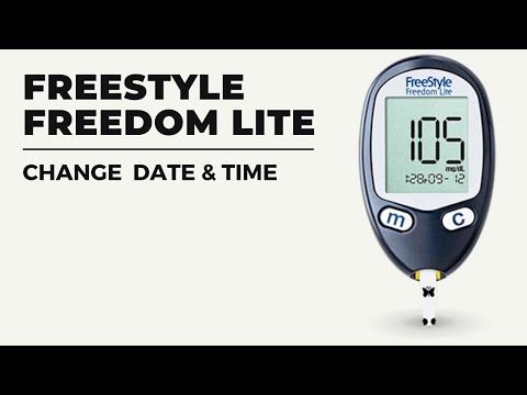 Change pre-set Date and time in Free Style Freedom Lite Meter