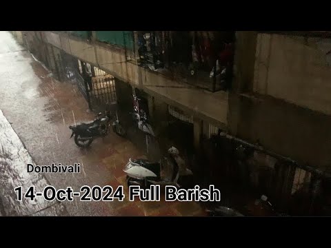 #barish Dombivali Aaj Full Barish