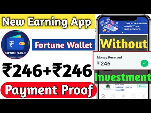 New Order Grabbing App || Without Investment Earning App Today || Fortune Wallet App Real Or Fake ||