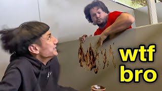 WIPING SH*T ON PEOPLE PRANK GONE WRONG!!