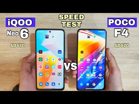 iQOO neo 6 vs POCO F4 Speed Test & Comparison | Same Processor Worst Performance 👎