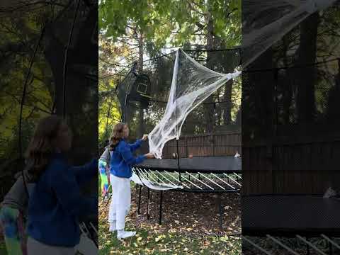 Spooky Halloween Decor Ideas: Springfree Trampoline Special - Part 2 #shorts