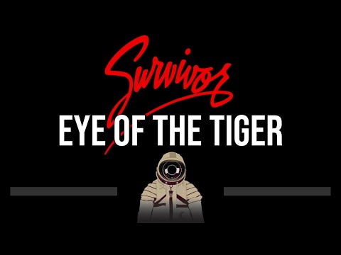 Survivor • Eye Of The Tiger (CC) 🎤 [Karaoke] [Instrumental]