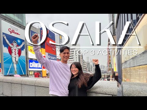 TOP 3 Things To Do In OSAKA | Japan | Kopino Family On The Move