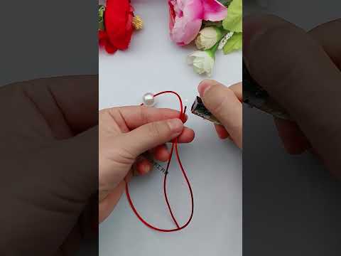 Tips for threading beads together, rope braiding skills sharing, handmade DIY, knotting skills,