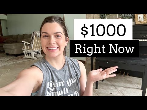 GET $1000 IN 1 MONTH OR LESS!! WAYS TO FIND EXTRA MONEY IN YOUR BUDGET | THE SIMPLIFIED SAVER