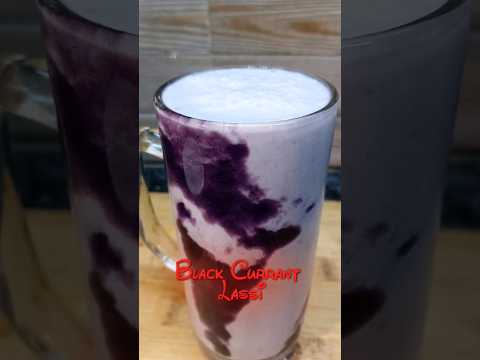 Black Currant Lassi || #shorts #viral #lassi #summer #colddrink #summerdrink