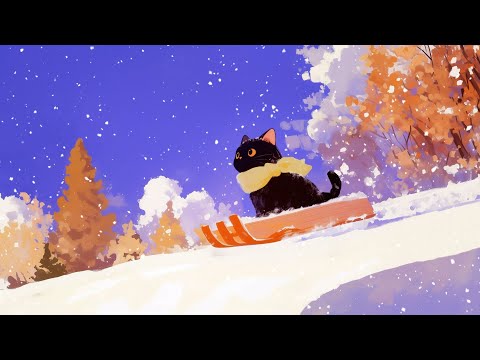 Winter Ski Adventure |  Christmas Lofi Beats for Winter Days 🎄❄️