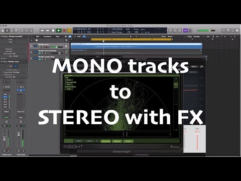 Logic Pro - Stereo width on Mono tracks