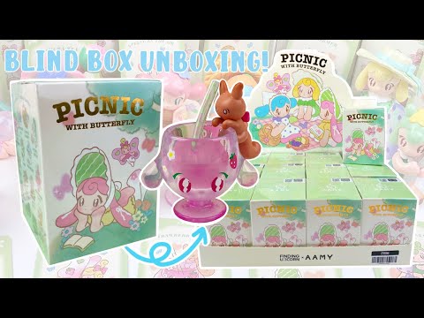 Let's Open 12 AAMY Picnic with Butterfly Blind Boxes! FINDING UNICORN FULL SET UNBOXING | MMM