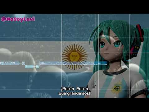 La marcha peronista pero la canta Hatsune Miku