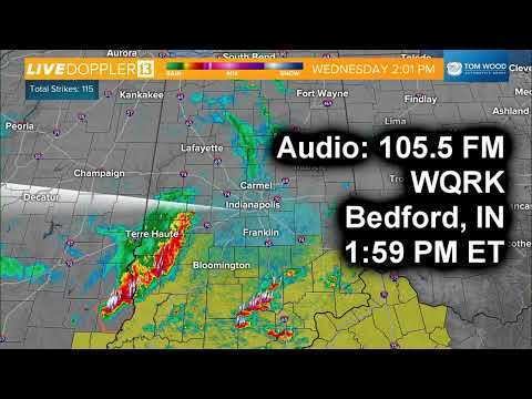 EAS Severe Thunderstorm Watch WQRK Bedford, IN 7/31/2024