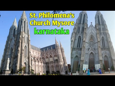 St. Philomena's church Mysore | St.  Joseph's cathedral | St. Philomena's shrine | Catholic Church