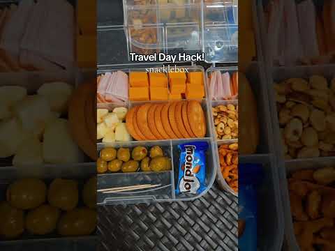 Travel Day Hack #snacklebox #travelhacks #travelvlog #travelvlog #tsa #airport