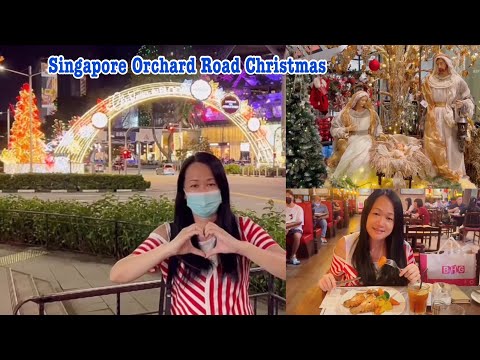 Singapore 🇸🇬 Orchard Road Christmas | Food & Decoration Tour | Vlogmas 1