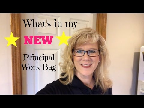 My NEW Principal Work Bag