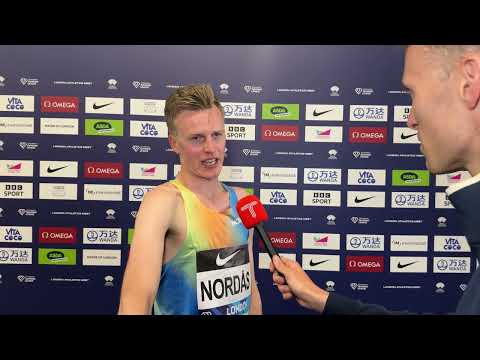 Narve Nordås don’t sleep on him! 3:49 mile | London Diamond League 2024