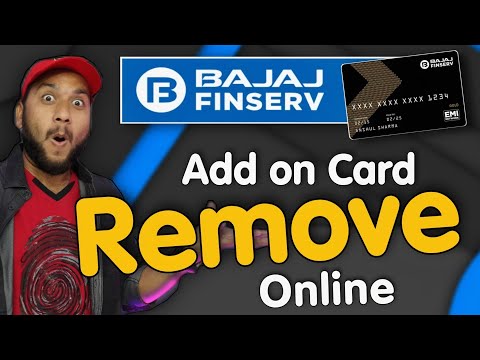 How to Remove Bajaj EMI add on card,  Bajaj add on card remove kaise kare,  Bajaj add on card remove