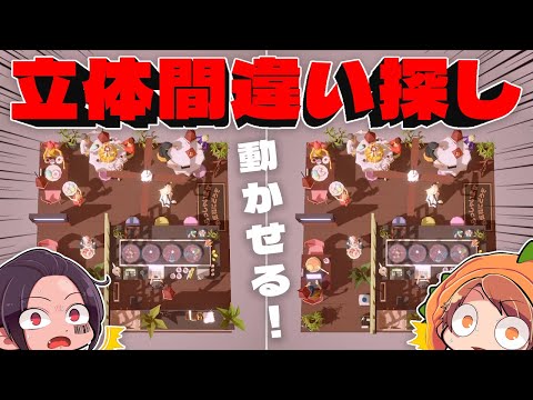 3Dアハ体験！立体間違い探しが面白い！【ToriDori】