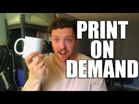 EVERYTHING To Know About Print On Demand (Make Money From Home) // Beginner Trying Out SIDE HUSTLES