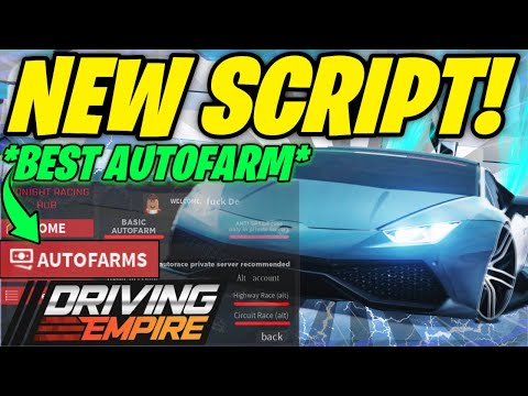 *NEW* ROBLOX DRIVING EMPIRE SCRIPT PASTEBIN 2022 AUTO FARM + INF MONEY HACK