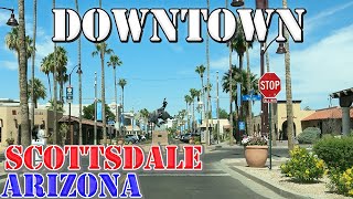 Scottsdale - Arizona - 4K Downtown Drive