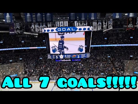 ALL 7 LEAFS GOALS LIVE Vs Minnesota Wild MUST WATCH